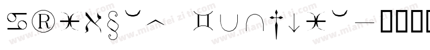 Syastro Regular字体转换